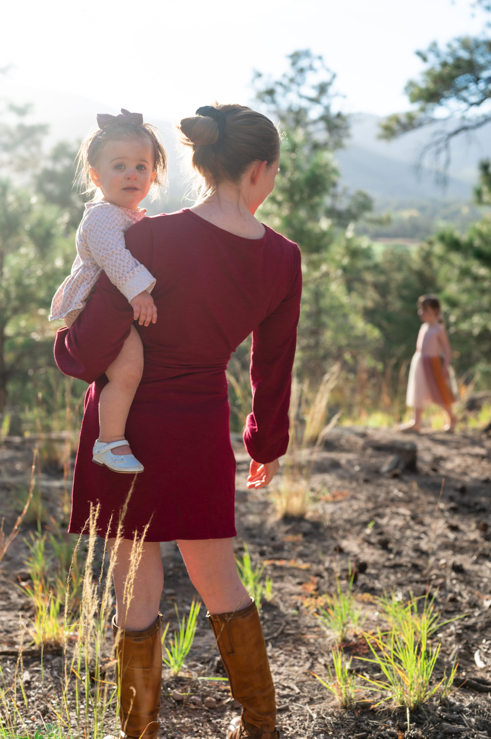 Sofie and Mom on an outdoor adventure.