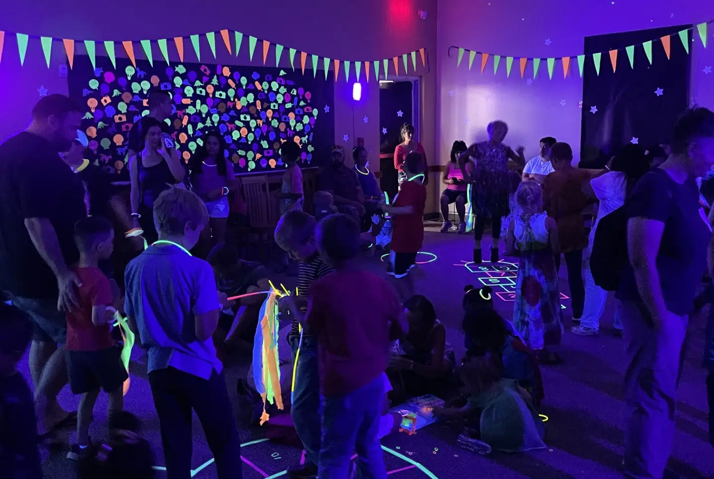 Southside Glow Party La Farge Glow Party