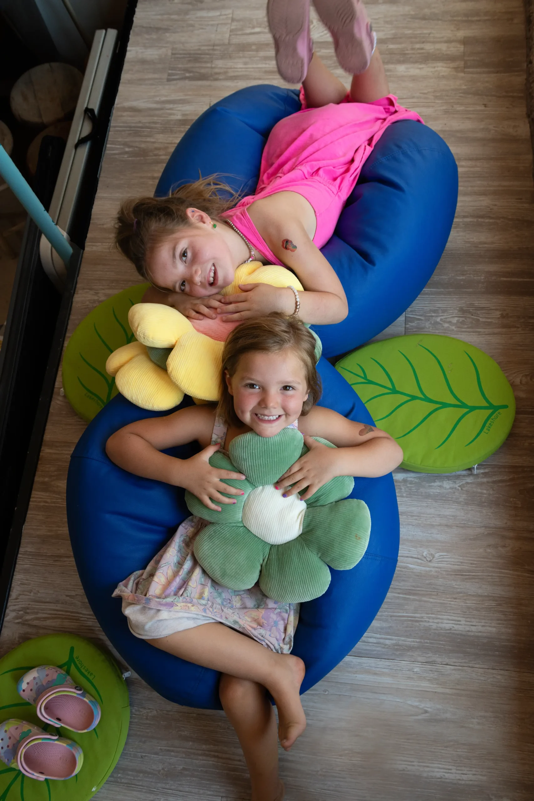 GWYNNE, 7, AND MAEVE, 5