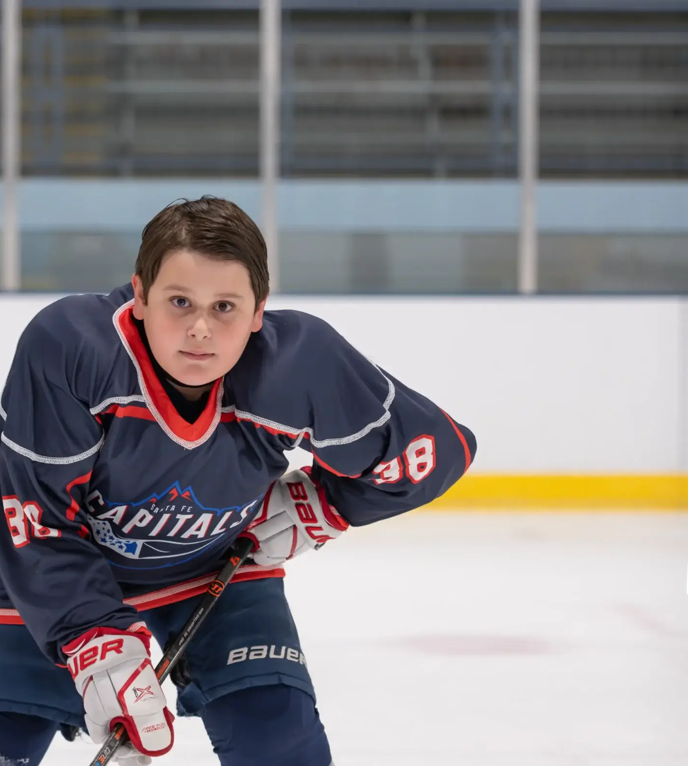 SOREN McCLELLAND playing hokcey