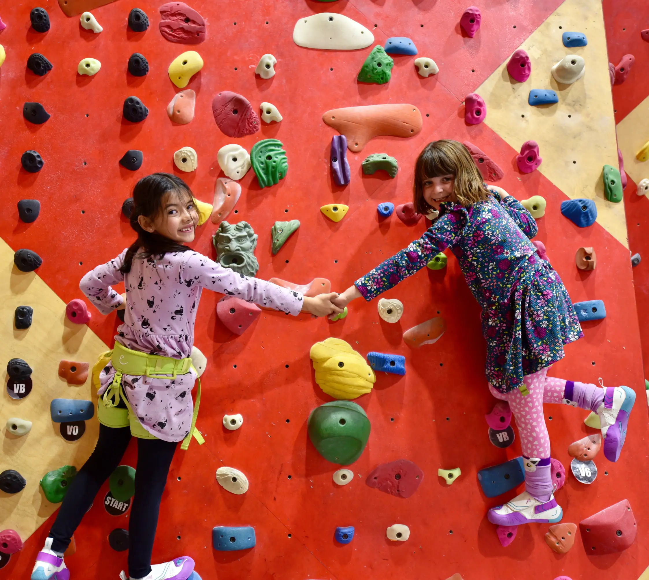 Friendships grow stronger on the wall.